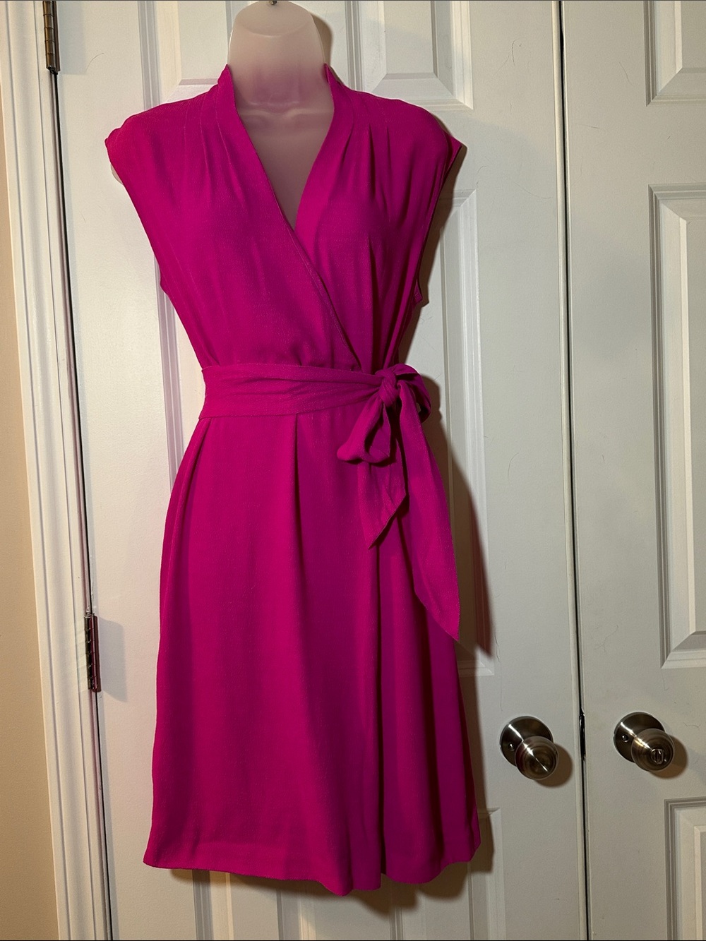 kate spade Fuchsia Wrap Style Midi Dress